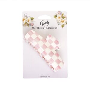 Goody x MacKenzie-Childs Pink Checkered Claw Clip